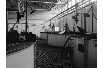 Tomintoul-Glenlivet Distillery, Stillhouse; Interior
View of washbacks
