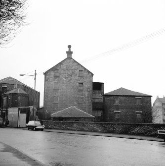 Glasgow, 206 Old Dumbarton Road, Bishop Mill
View of Bishop Mill from SE, Artizan Tool Works on left
