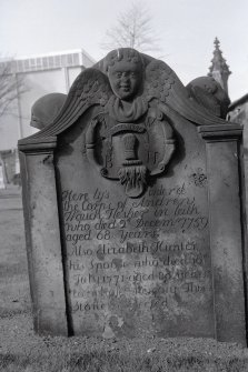 Churchyard: Monument of A Waugh, 1759