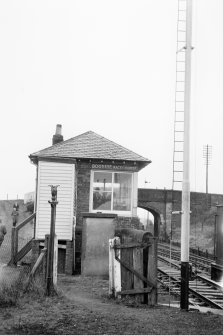 View from NNW showing NNW front of signal box