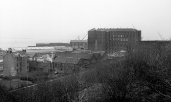 General view of building complex from South West with ropewalk in foreground