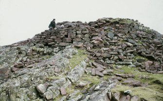 Copy of colour slide showing detail of Broch "An Dun" Stoer, Sutherland - rear view
NMRS Survey of Private Collection
Digital Image only