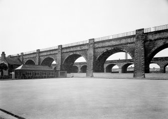 View from ESE showing part of aqueduct with part of viaduct in background
Digital image of ED 1036