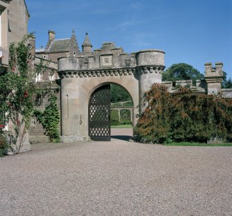 Gateway to South West courtyard, view from South West.