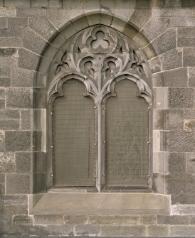 Ground floor, detail of window on south facade