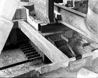 Interior.
View of foundations and underpinning.