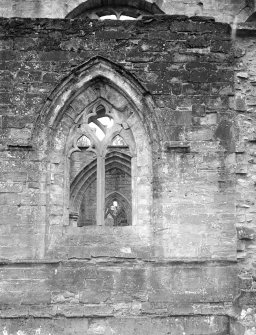 Dunkeld, Dunkeld Cathedral.
View of window with broken tracery.