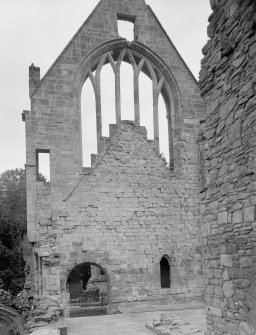 Detail of S transept window.