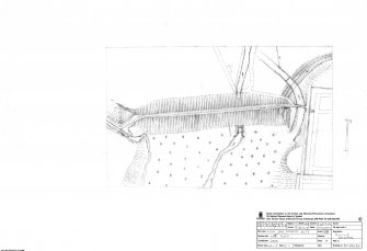 RCAHMS survey drawing; Kirk Dam, Rothesey, site plan