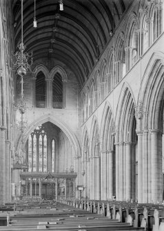 Interior. View of nave from NW.