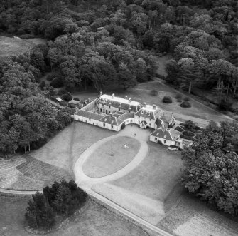 Colonsay House, Kiloran, Colonsay.  Oblique aerial photograph taken facing south-east.
