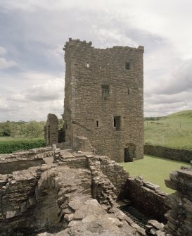 View of Abbot's Tower from W