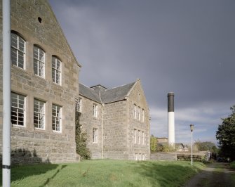 View of Main Building showing chimney