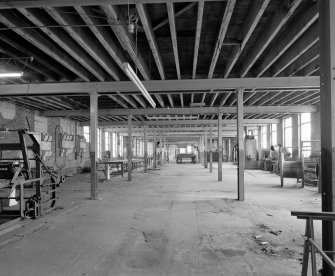 Interior. View on upper floor of original two-storeyed block of the factory