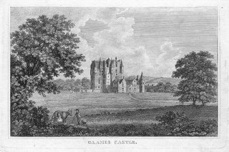 General view, Glamis castle.