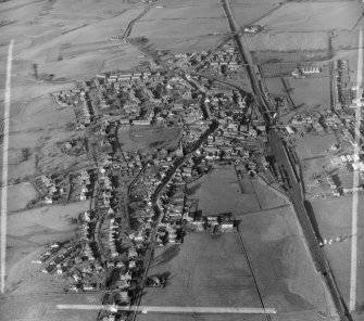 General View Dryfesdale, Dumfries-Shire, Scotland. Oblique aerial photograph taken facing North/West. This image was marked by AeroPictorial Ltd for photo editing.