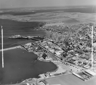General View Kirkwall and St Ola, Orkney, Scotland. Oblique aerial photograph taken facing North/East. This image was marked by AeroPictorial Ltd for photo editing.