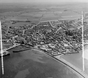 General View Kirkwall and St Ola, Orkney, Scotland. Oblique aerial photograph taken facing South/East. This image was marked by AeroPictorial Ltd for photo editing.