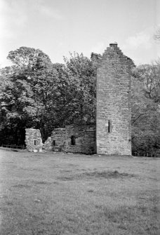 Kingencleugh Castle. View from NW.