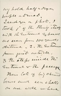 Extract from letter by Sir John Kirk to David Christison, 5 Jan 1893. Page 2 of 4.