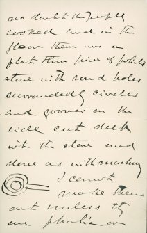 Extract from letter by Sir John Kirk to David Christison, 5 Jan 1893. Page 3 of 4.
