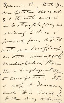 Extract from letter by Sir John Kirk to David Christison. 14 Jan 1893. Page 11 of 12.