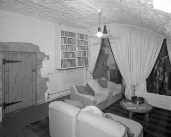 Interior.
View of ground floor vaulted family room from N.