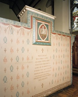 Detail of rear of altar in Abbot's Chapel