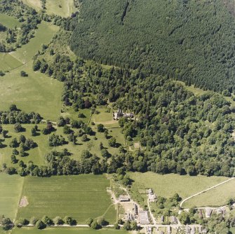 Castle Leod.
Oblique aerial view, taken from the NE.