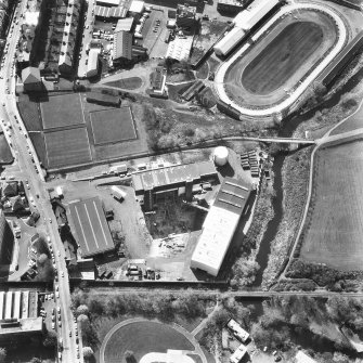 Edinburgh, Powderhall Stadium.
Oblique general view.