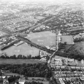 Aerial view of Craiglockhart area, with Old Craig House at bottom left of photograph