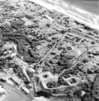 Oblique aerial view of the Nobel's explosive works, taken from the N.