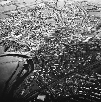Annan, oblique aerial view, taken from the SSW.