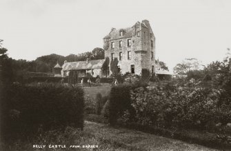 Historic photographic view of Kellie Castle from SE.
