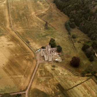 Castle Menzies.
Aerial view.