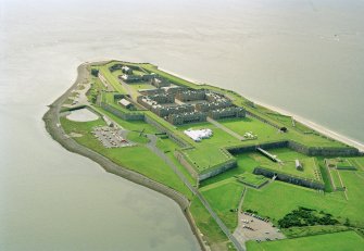 Aerial view of Fort George, Moray Firth, looking NW.