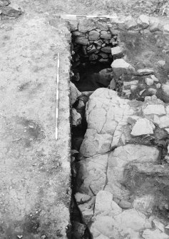 Excavation photograph - Section N/S through floor make-up in Room I