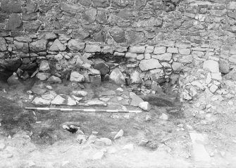 Excavation photograph - fireplace 12 in Room V