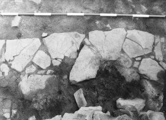 Excavation photograph - fireplace 12 in Room V - from above