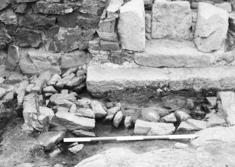 Excavation photograph - fireplace 21 in Room II