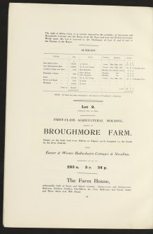 Estate Exchange. The Ballikinrain Estate. Stirlingshire. No 1531  Sale brochure