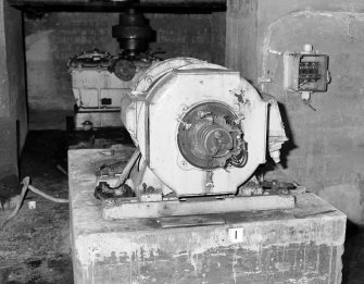 Interior.
Detail of slip-ring induction electric motor.
