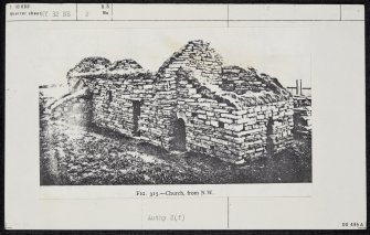 Eynhallow Monastery, HY32NE 2, Ordnance Survey index card, Recto