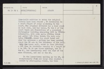 Skye, Dun Ringill, NG51NE 4, Ordnance Survey index card, page number 2, Verso