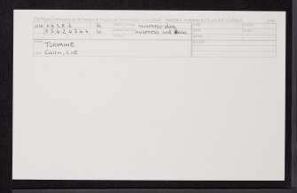 Torvaine, NH64SE 6, Ordnance Survey index card, Recto
