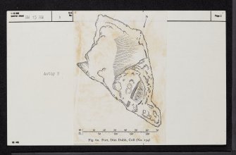 Coll, Dun Dubh, NM15NE 1, Ordnance Survey index card, page number 2, Recto