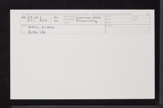 Maol Ruadh, NN28SE 1, Ordnance Survey index card, Recto