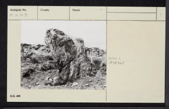 Islay, Carragh Bhan, NR34NW 7, Ordnance Survey index card, page number 2, Recto