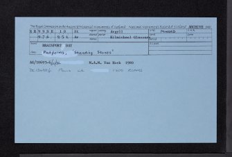 Brainport Bay, NR99NE 10, Ordnance Survey index card, Recto