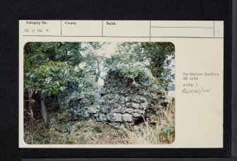 'Martnaham Castle', NS31NE 4, Ordnance Survey index card, page number 1, Recto